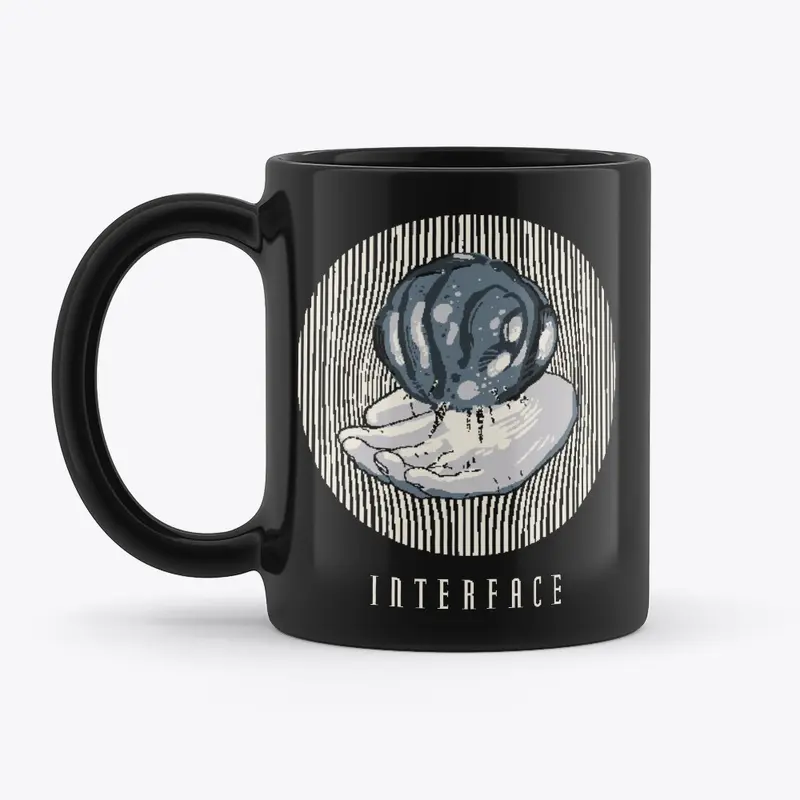 Black Interface Mug